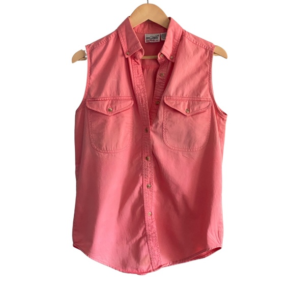 Denim Republic Button Up Tank - Picture 7 of 8